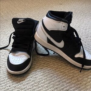 Nike Black and White High-Tops